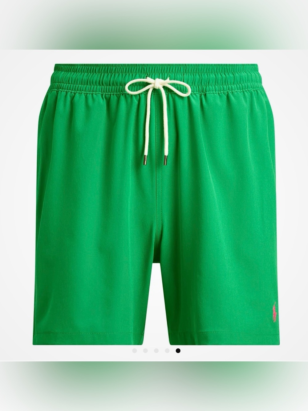 Polo by Ralph Lauren Teal Swim Trunks with Red Pony